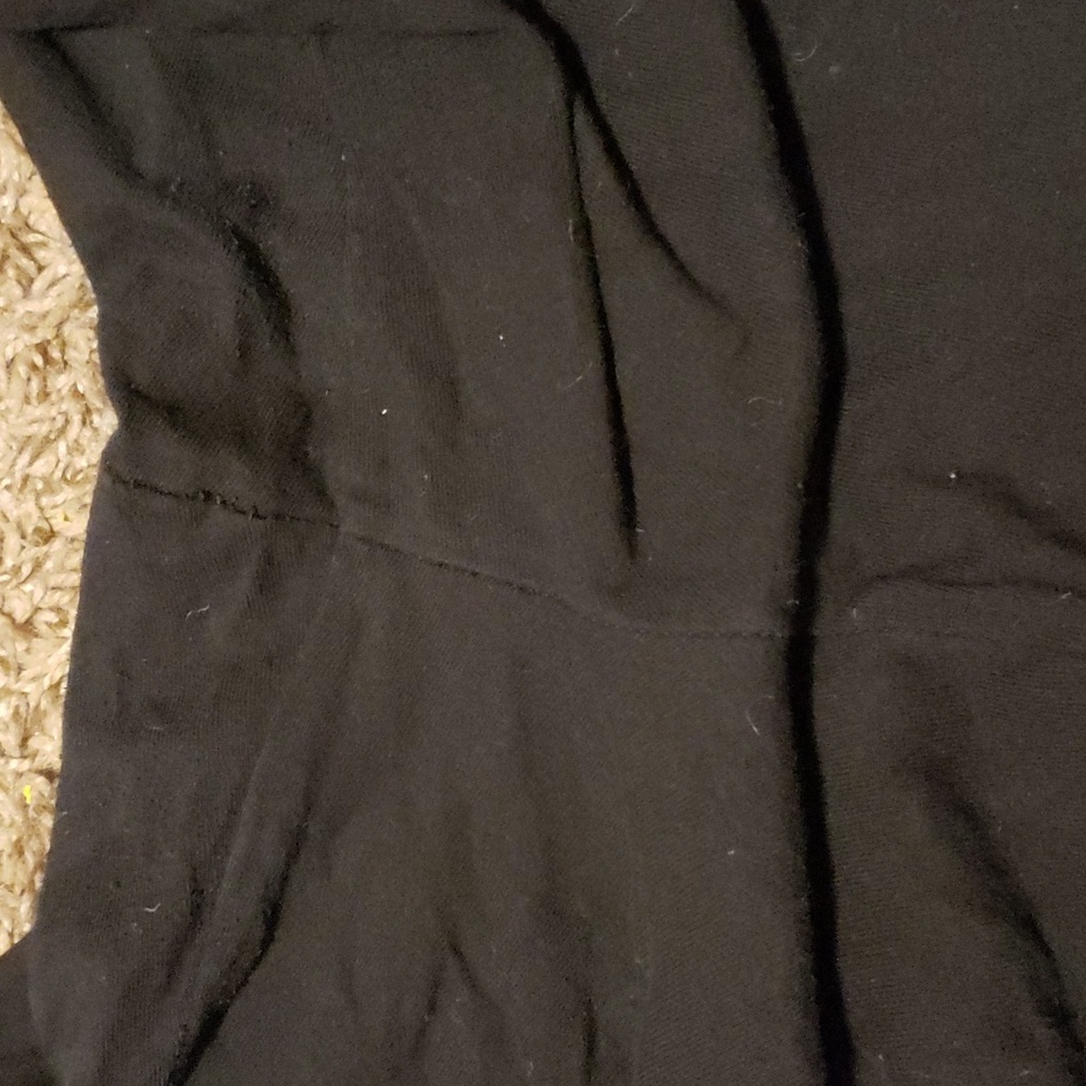 Torrid Full Length Signature Premium Leggings Black Lace Up Back sz 00 M 10 - Picture 7 of 9